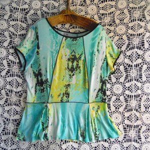 Blouse Worthington ladies' L(212bhbt) preowned clean no damage wear or tears